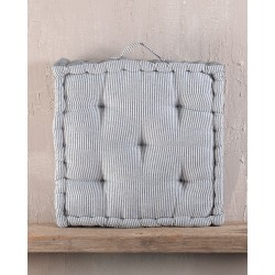 Μαξιλάρι Δαπέδου Accessories Kathy Grey Stripe Cotton Rythmos (50x50x10) 1Τεμ Μαξιλάρι Δαπέδου Accessories Kathy Grey Stripe Cotton Rythmos (50x50x10) 1Τεμ