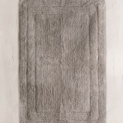 Πατάκι Μπάνιου Floor Rugs Senna Grey-Brown Cotton Rythmos (60x90) 1Τεμ