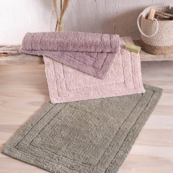 Πατάκι Μπάνιου Floor Rugs Senna Mauve Cotton Rythmos (60x90) 1Τεμ