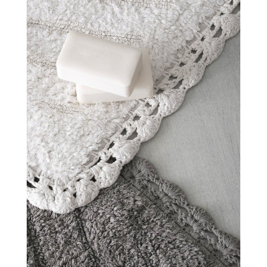 Πατάκι Μπάνιου Rugs Emperor Grey Cotton Rythmos (60x90) 1Τεμ Πατάκι Μπάνιου Rugs Emperor Grey Cotton Rythmos (60x90) 1Τεμ