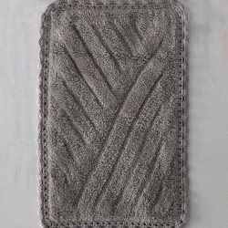 Πατάκι Μπάνιου Rugs Emperor Grey Cotton Rythmos (60x90) 1Τεμ