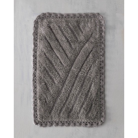 Πατάκι Μπάνιου Rugs Emperor Grey Cotton Rythmos (60x90) 1Τεμ Πατάκι Μπάνιου Rugs Emperor Grey Cotton Rythmos (60x90) 1Τεμ
