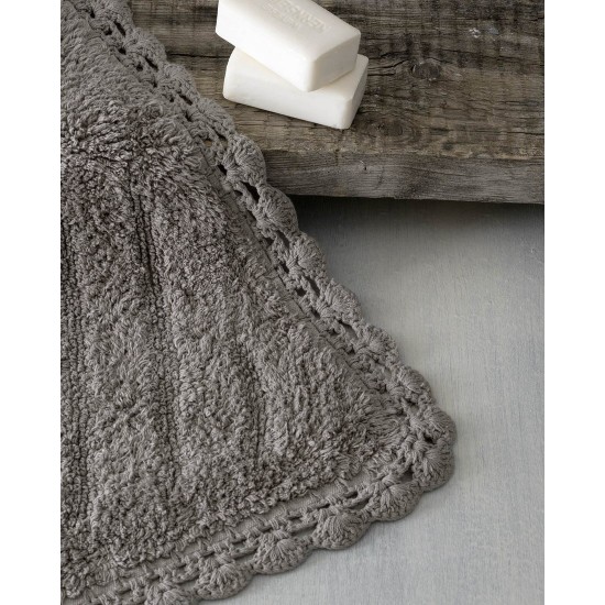 Πατάκι Μπάνιου Rugs Emperor Grey Cotton Rythmos (60x90) 1Τεμ Πατάκι Μπάνιου Rugs Emperor Grey Cotton Rythmos (60x90) 1Τεμ