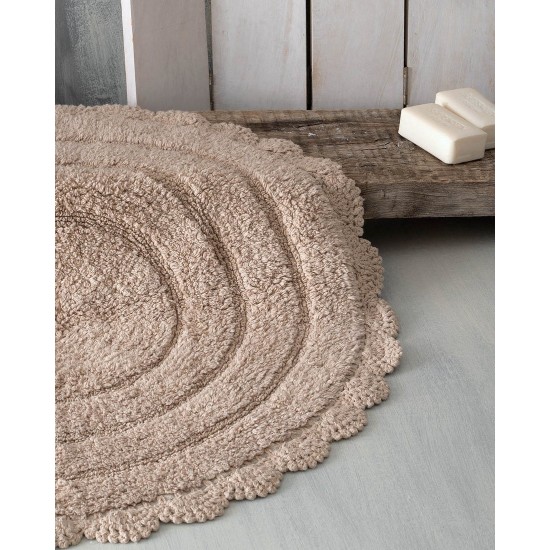 Χαλάκι Floor Rugs Opal Beige Cotton Rythmos (70cm) 1Τεμ