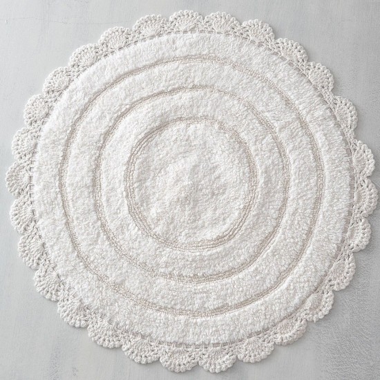 Χαλάκι Floor Rugs Opal Ecru Cotton Rythmos (70cm) 1Τεμ Χαλάκι Floor Rugs Opal Ecru Cotton Rythmos (70cm) 1Τεμ