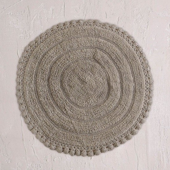 Χαλάκι Floor Rugs Opal Grey-Brown Cotton Rythmos (70cm) 1Τεμ