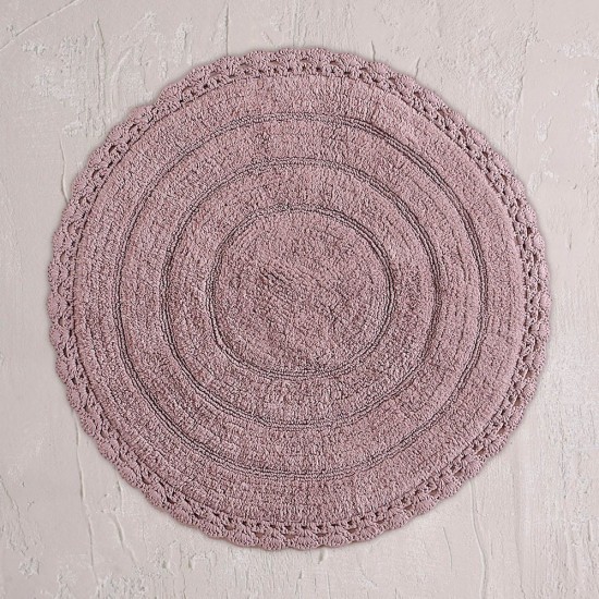 Χαλάκι Floor Rugs Opal Mauve Cotton Rythmos (70cm) 1Τεμ Χαλάκι Floor Rugs Opal Mauve Cotton Rythmos (70cm) 1Τεμ