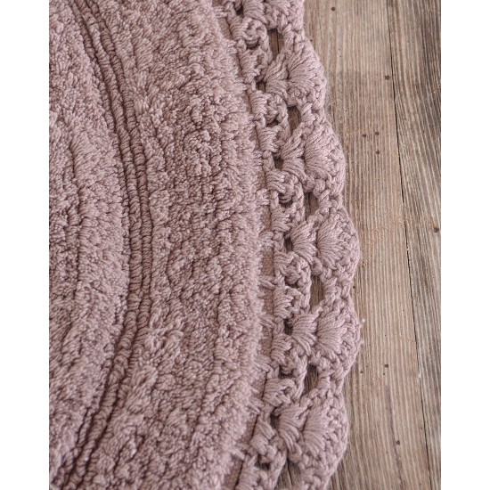 Χαλάκι Floor Rugs Opal Mauve Cotton Rythmos (70cm) 1Τεμ Χαλάκι Floor Rugs Opal Mauve Cotton Rythmos (70cm) 1Τεμ