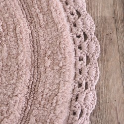 Χαλάκι Floor Rugs Opal Pudra Cotton Rythmos (70cm) 1Τεμ Χαλάκι Floor Rugs Opal Pudra Cotton Rythmos (70cm) 1Τεμ