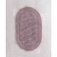 Πατάκι Μπάνιου Floor Rugs Oval Old Mauve Cotton Rythmos (60x90) 1Τεμ