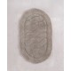 Πατάκι Μπάνιου Floor Rugs Oval Beige Cotton Rythmos (60x90) 1Τεμ
