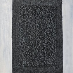 Πατάκι Μπάνιου Rugs Rimmon Coal Cotton Rythmos (50x80) 1Τεμ