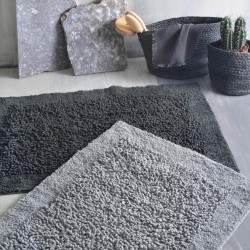 Πατάκι Μπάνιου Rugs Rimmon Grey Cotton Rythmos (60x90) 1Τεμ