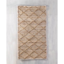Χαλάκι Floor Rugs Kyra Beige-Ecru Jute Rythmos (120x160) 1Τεμ