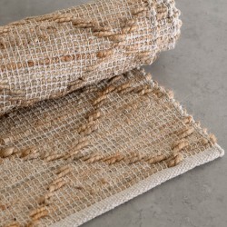 Χαλάκι Floor Rugs Kyra Beige-Ecru Jute Rythmos (120x160) 1Τεμ