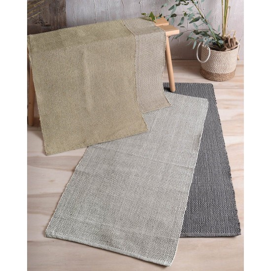 Χαλάκι Floor Rugs Arecibo Beige Cotton Rythmos (70x140) 1Τεμ