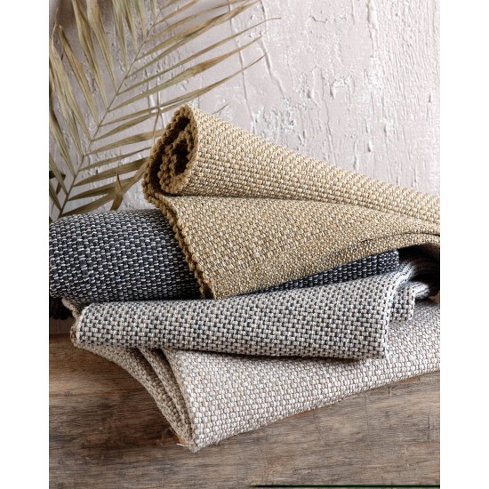 Χαλάκι Floor Rugs Arecibo Beige Cotton Rythmos (70x140) 1Τεμ