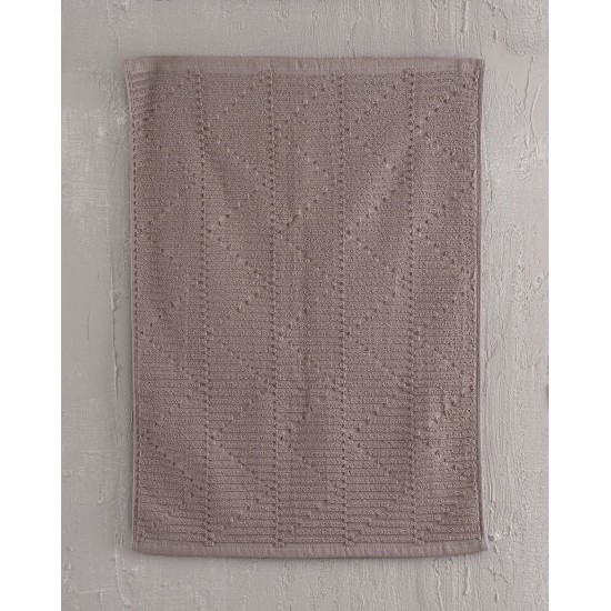 Πατάκι Μπάνιου Floor Rugs Jessica Mocha Cotton Rythmos (50x70) 1Τεμ