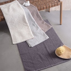 Πατάκι Μπάνιου Floor Rugs Jessica Charcoal Cotton Rythmos (50x70) 1Τεμ