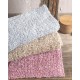 Πατάκι Μπάνιου Floor Rugs Gaia Pink-White Cotton Rythmos (50x80) 1Τεμ