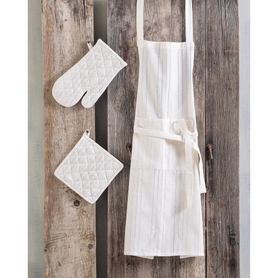 Σετ Κουζίνας Dining Savoca Ecru Jacquard Cotton Rythmos 3Τεμ Σετ Κουζίνας Dining Savoca Ecru Jacquard Cotton Rythmos 3Τεμ