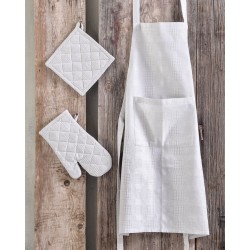 Σετ Κουζίνας Dining Lozano Grey Jacquard Cotton Rythmos 3Τεμ Σετ Κουζίνας Dining Lozano Grey Jacquard Cotton Rythmos 3Τεμ