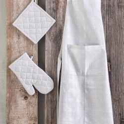 Σετ Κουζίνας Dining Lozano Grey Jacquard Cotton Rythmos 3Τεμ