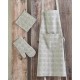 Σετ Κουζίνας Dining Lozano Khaki Jacquard Cotton Rythmos 3Τεμ Σετ Κουζίνας Dining Lozano Khaki Jacquard Cotton Rythmos 3Τεμ