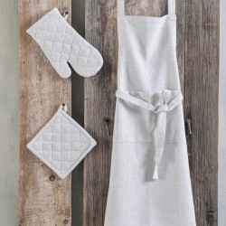 Σετ Κουζίνας Dining Madden Grey Jacquard Cotton Rythmos 3Τεμ