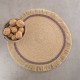 Σουπλά Dining Kiana Beige Jute Rythmos (35cm) 1Τεμ