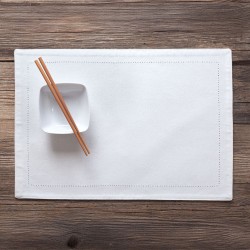Σουπλά Dining Collection Inez White Cotton Rythmos (35x50) 1Τεμ