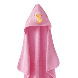 Κάπα Βρεφική & Γαντάκι Σετ Bath Joanna Cotton Rythmos (75x75) 2Τεμ