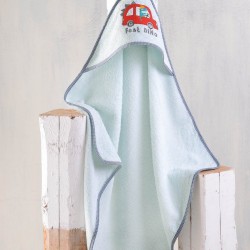 Κάπα Βρεφική Bath Fast Dino Aqua Rythmos (75x75) 1Τεμ