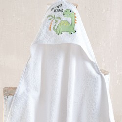 Κάπα Βρεφική Baby Bath Rooar Cotton Rythmos (75x75) 1Τεμ