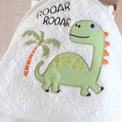 Κάπα Βρεφική Baby Bath Rooar Cotton Rythmos (75x75) 1Τεμ