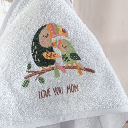 Κάπα Βρεφική Baby Bath Tucan Cotton Rythmos (75x75) 1Τεμ