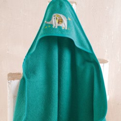 Κάπα Βρεφική Baby Bath Badu Cotton Rythmos (75x75) 1Τεμ