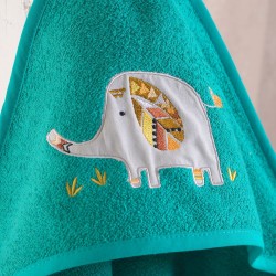 Κάπα Βρεφική Baby Bath Badu Cotton Rythmos (75x75) 1Τεμ