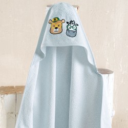 Κάπα Βρεφική Baby Bath B-Cool Cotton Rythmos (75x75) 1Τεμ