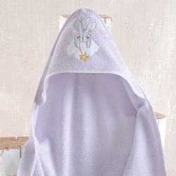 Κάπα Βρεφική Baby Bath Pearl Cotton Rythmos (75x75) 1Τεμ