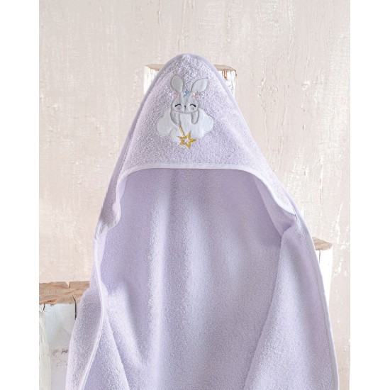 Κάπα Βρεφική Baby Bath Pearl Cotton Rythmos (75x75) 1Τεμ