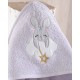 Κάπα Βρεφική Baby Bath Pearl Cotton Rythmos (75x75) 1Τεμ
