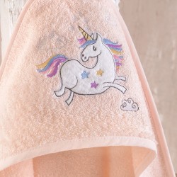 Κάπα Βρεφική Baby Bath Unico Cotton Rythmos (75x75) 1Τεμ