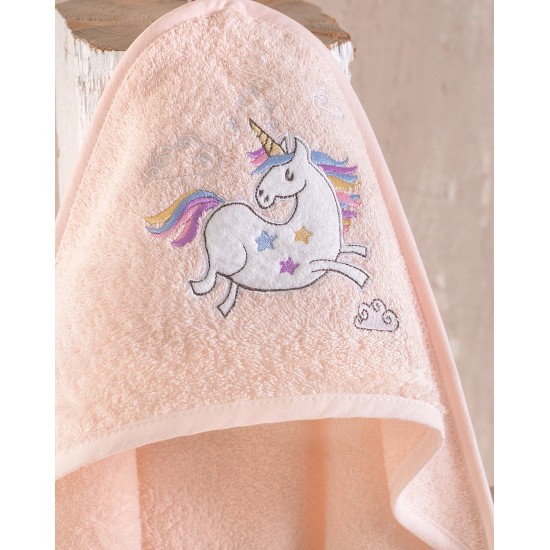 Κάπα Βρεφική Baby Bath Unico Cotton Rythmos (75x75) 1Τεμ