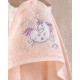 Κάπα Βρεφική Baby Bath Unico Cotton Rythmos (75x75) 1Τεμ