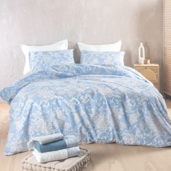 Πάπλωμα Υπέρδιπλο Σετ Next Candince Blue Polycotton Rythmos (220x240) 3Τεμ