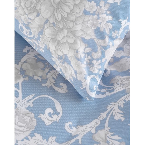 Παπλωματοθήκη Υπέρδιπλη Σετ Next Candince Blue Polycotton Rythmos (225x250) 3Τεμ