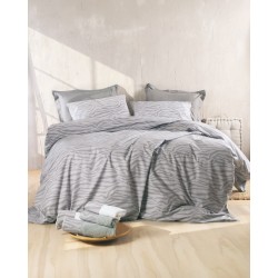Σεντόνια Μονά Σετ Next Trisha Grey Polycotton Rythmos (160x260) 3Τεμ