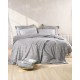 Παπλωματοθήκη Μονή Σετ Next Trisha Grey Polycotton Rythmos (160x250) 2Τεμ