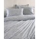Παπλωματοθήκη Μονή Σετ Next Trisha Grey Polycotton Rythmos (160x250) 2Τεμ